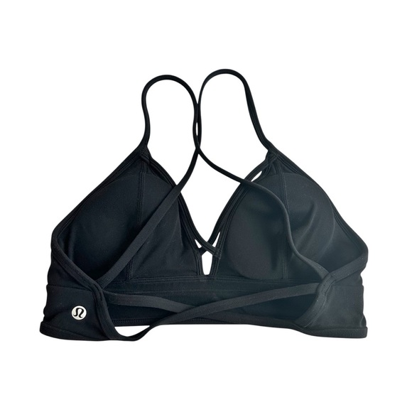 Lululemon Radiant Rhapsody Bra Black Size 8 Sports Active Soft Lightweight - Picture 4 of 5